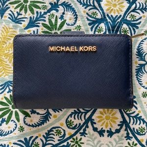 Michael Kors Navy Blue Wallet